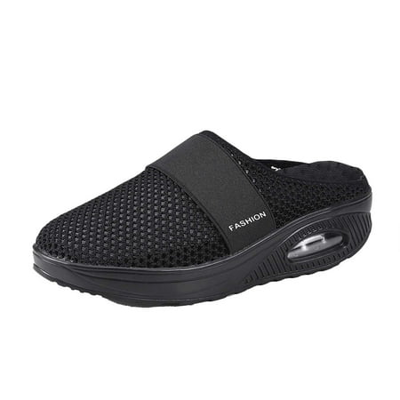 

Womens Platform Lightweight Hollow Half Slippers Mesh Round Head Sandals Summer Open Toe Slide Sandals Comfortable Flats Flip-Flops Sandal Casual Platforms Wedge Sandals Heeled Sandals A5727