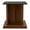 Dark Walnut, variant on Furniture of America Thame Contemporary Glass Top End Table in Dark Walnut