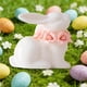 thumbnail image 4 of Adornos de Pascua, adornos de Pascua, lindo adorno de conejito de cerámica para decorar el hogar y la sala de estar. Regalos de cumpleaños para novias y amigos como recuerdo. Adornos de cerámica., 4 of 6