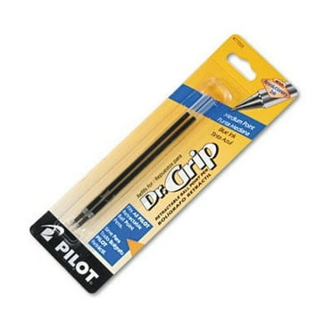 Refill For Dr. Grip, Easytouch, The Better, B2P And Rex Grip Be green Ballpoint Pens, Medium Point, Blue Ink, 2/Pack