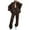 Coffee, variant on SincereX Sweatshirts Set for Women Full Zip Jacket With Trousers Suit Oversized Tracksuit Sets With Pocket Stand Collar Coats Joggers Sweatsuit Plain Casual Outfits Sportswear Gym Workout Sets