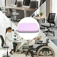 thumbnail image 3 of Fmxomd Foam Seat Cushion Chair Pad – Slow Rebounds Office Chair Cushion for Enhanced Comfort, Ideal for Office, Car, and Travel Seat Cushion – Cushion for Chair – (Purple, 13.8x13.8x1.38in), 3 of 8