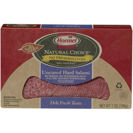 Hormel Natural Choice Uncured Hard Salami, 6 oz - Walmart.com