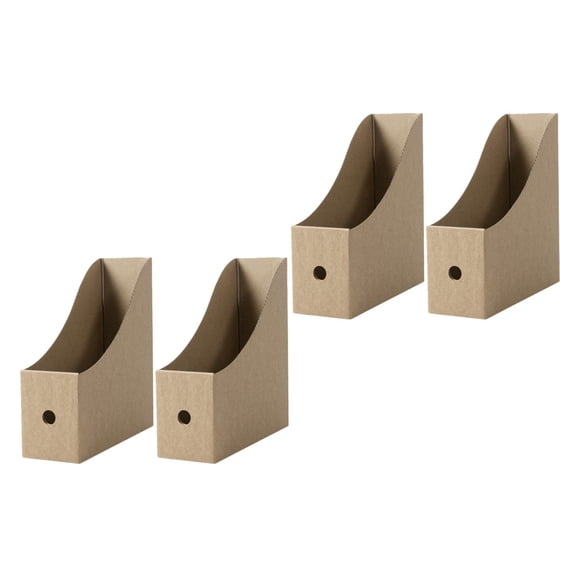 MLINS 4 Pcs Desk Organizers and Storage Paper Cases File Box Magazine