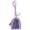 Purple, variant on Small Transparent Keychain Storage Pouch, Canvas PVC Zippered Bag for Essentials