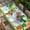 Blue, variant on St. Patrick's Day Table Cloths for 8 Foot Rectangle Tables, Lucky Shamrock Gnomes Flowers Leaves Green Patio Waterproof Elastic Fitted Tablecloths, Washable Rectangular Table Cover for Camping