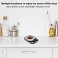 thumbnail image 3 of 1PC 3kg/0.1g Rechargeable Kitchen Scale Stainless Steel Accuracy LCD Display Digital Scale Measurement Tool (Grey), 3 of 9