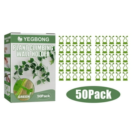 

Plant Climbing Wall Fixture Clips 50Pcs Invisible Wall Vines Fixing Clips Wall Sticky Hook Plant Climbing Wall Fixer with Self-Adhesive Hook Plant Clip Vines Holder for Home Decoration