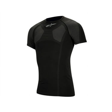 Alpinestars 4756312-10A-S/M KX Winter Short Sleeve Racing Race Top Black Sm/Med