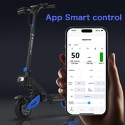 RD2 Off-Road Electric Scooter for Adults, 5000W Dual Motor, 60V 25Ah, Up to 50 MPH, 55 Miles Long Range, 10.5 Pneumatic Tires, Foldable Commuter E-Scooter