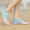 thumbnail image 2 of lnmuld Men Women Barefoot Shoes, Breathable Mesh Shoes for Water Yoga Fitness Hiking Color:Light Blue,Size:7.5, 2 of 6
