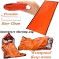 thumbnail image 5 of Saco de dormir de emergencia Camping Life, manta impermeable y abrigada, 5 of 5