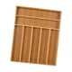thumbnail image 4 of Bandeja de almacenamiento de cubiertos, soporte para utensilios, cubiertos, cucharas, tenedores, caja de bambú, bandeja para cubiertos, caja divisoria, 4 of 9