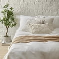 thumbnail image 2 of Bouclair White Collin Collection - 3-Piece Duvet Cover Set Double / Queen, 2 of 5