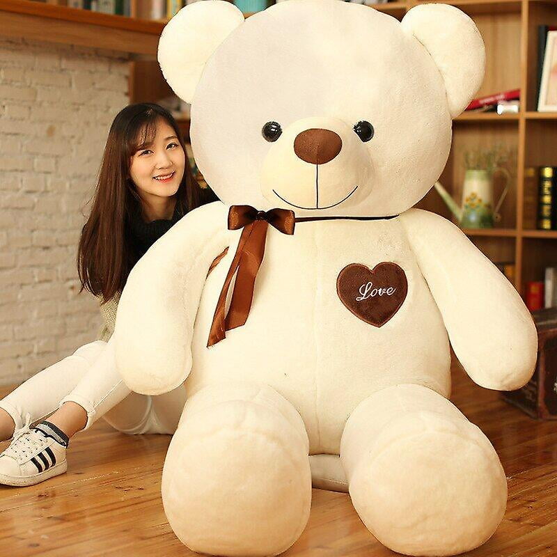 60 80 100 120 140cm Giant Teddy Bear Plush Toys Soft Teddy Bear Stuffed Doll Big Human Size Teddy Bear for Girls 5ft Popular Birthday Valentine Gifts Walmart