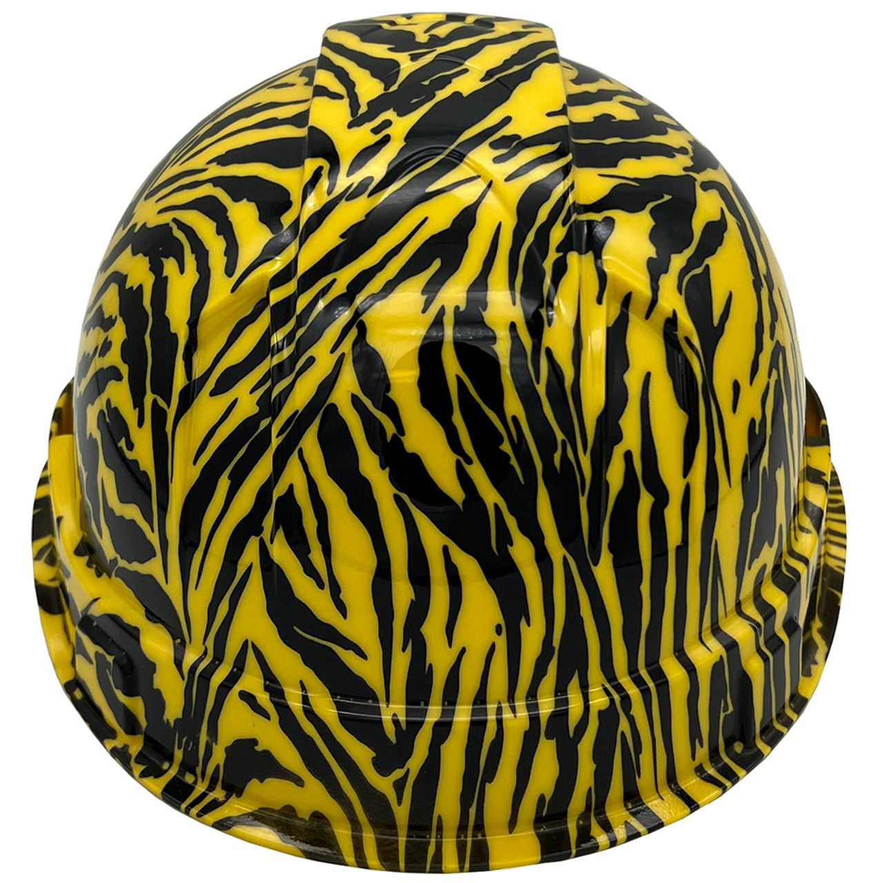 Tiger Yellow Hydro Dipped Hard Hats Cap Style