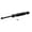 Matte Black, variant on 12-Inch Long Expendable and Reversible Pullout Closet Wardrobe Valet Rod with Installation screws (Matte Brass)