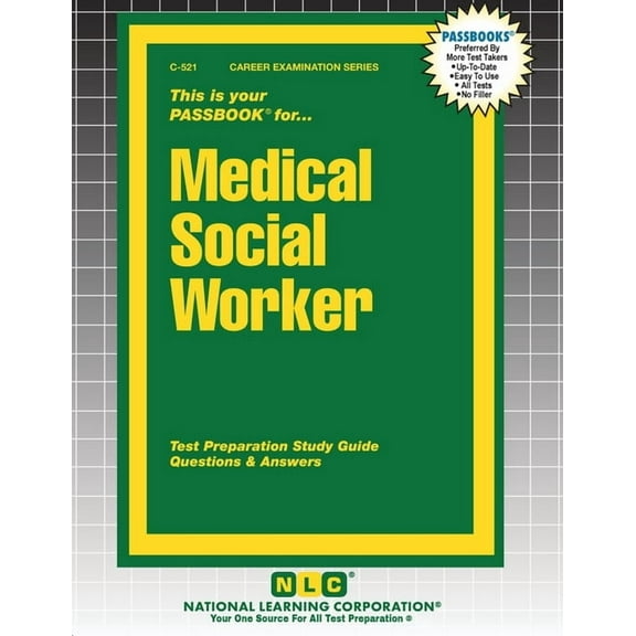 Career Examination Medical Social Worker, Book 521, (Paperback)