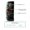 thumbnail image 3 of Spec-D Tuning Chrome Housing Smoke Lens Tail Lights Compatible with 1994-2001 Dodge Ram 1500/2500/3500, Left + Right Pair Assembly, 3 of 7