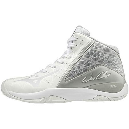 

[Mizuno] Basketball Shoes Wave Chaser Junior (Current Model) White x Silver x Gray 24.0 cm 2E