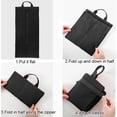 thumbnail image 4 of Hukapapa Nueva bolsa de yoga, bolsa de natación, bolsa de almacenamiento de viaje impermeable portátil negra, 4 of 6