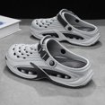 thumbnail image 6 of Bibifish Mens Womens Garden Clogs Tech Style Thick Sole Adjustable Heel Strap Slide Sandals Outdoor Beach Slippers, 6 of 8