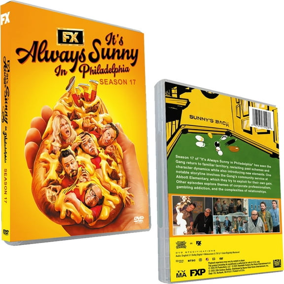 It's Always Sunny in Philadelphia Season‎ 17 2-Disc Box Set Brand New Movie
