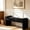 Black-sherpa, variant on Upholstered Entryway Bench, 43" Modern Bedroom Bench, White | Sherpa Fleece, Curved Armrests, Solid Wood Frame, End of Bed, Bedroom, Living Room, Hallway