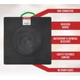 thumbnail image 3 of 24"x24"x2" Heavy Duty Outrigger Pad for RV with Recessed Radius - Black Stabilizing Jack Landing Pad for Crane, Wrecker, Tow Truck, RVs, 3 of 9