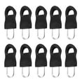 thumbnail image 2 of Wisewang 5/10Pcs/Lot Replacement Zipper Puller For Clothing Zip Fixer For Travel Bag Suitcase Backpack Zipper Pull Fixer For Tent black 5# 10pcs, 2 of 6