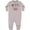 AC-Heather Grey, variant on My Big Brother Graduated and I'm Super Proud Baby Fleece Romper