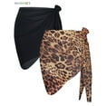 thumbnail image 3 of BadPiggies 2 Pieces Women's Chiffon Cover Ups Swimwear, 3 of 4