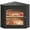 Black, variant on Corner Bread Box for Kitchen Countertop, Delamu 2 Tier Bread Storage Container, Large Bamboo Breadbox Under Cabinet Organizer for Homemade Bread, Black