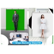 White & Green Backgrounds for Photography 5 x 7FT Polyester Chromakey Cloth