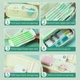 thumbnail image 2 of Estuche impermeable Eigraketly para lápices gran capacidad Material de laboratorio verde, 2 of 6