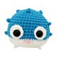 thumbnail image 4 of Kit de crochet de animales para hacer muñecos inflables. Kit de crochet para hacer muñecos inflables. Manualidades de costura hechas a mano. Azul, 4 of 9
