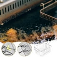 thumbnail image 4 of Ycandiee Mesh Fry Basket, Square Stainless Steel Deep Fryer Basket, Stainless Steel Deep Fry Basket with Rubber Handle Grip, Suitable for fry chicken, fish, french fries, 4 of 5