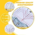 thumbnail image 3 of B T-Shirt Ruler Guide For Vinyl Alignment Accurate Measurement Tool For Crafting Diy T-Shirt Design Reusable Flexible Plastic Ruler For Small To Xl Shirts Perfect For Vinyl Applicators, 3 of 5