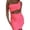 B, variant on JFHHQ Colombian Dress Fashion Temperament Slant Shoulder Dress Stretch Thin Pleated Short Skirt for Women Casual Slim Fit Mini S Brown