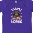 thumbnail image 4 of Inktastic Protected by a Dachshund Dog Boys or Girls Baby Bodysuit, 4 of 5
