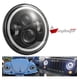 thumbnail image 4 of Faro Led 7 Pulgadas H4 Jeep Vocho Auto Moto Drl Aro De Ángel, 4 of 6