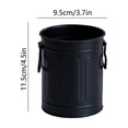 thumbnail image 3 of Black Pen Holder Cup for Desk, Pencil Cup Holder, Black iron Pen Cup for Desk Office Pen Organizer, 3 of 6