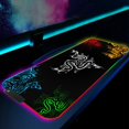 thumbnail image 1 of Razer-alfombrilla de ratón antideslizante RGB, alfombrilla de ratón grande con bloqueo para juegos, LED, suave, con retroiluminación LIUWENJING unisex, 1 of 2