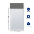 thumbnail image 2 of 2000 EcoSwift 4.5 x 6.25 White Small Poly Mailer Size #000 Self Sealing Envelopes Plastic Shipping Mailing Bags 4.5x6.25 1.7 mil [Perfect for 4x6 thermal labels], 2 of 4