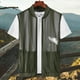 thumbnail image 4 of pstuiky Camiseta sin mangas para hombre, Chaleco de verano transpirable con malla y protección solar para hombre, con bolsillo interior para pesca al aire libre Camisas para hombres m, 4 of 8