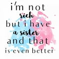 thumbnail image 2 of Matic, Jelena 15x15 Black Ornate Wood Framed with Double Matting Museum Art Print Titled - Sisters Are Better, 2 of 4