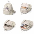 thumbnail image 3 of Mini Nylon Women Backpacks,11L Small Ladies backpacks Casual Lightweight Women Shopping Travel Daypack (Grey), 3 of 7