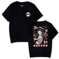 thumbnail image 3 of Kamado Nezuko Mens AnimeKamado Nezuko T-Shirt Kimetsu no Yaiba Shirt - Tanjiro Kamado Tee Short-sleeved, breathable top for summer, 3 of 11