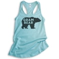 thumbnail image 1 of Gram Bear Tank Top, Ladies Racerback Tank Top, Grandma Tank, Gram Tank, Grandmother Tank, Cancun, X-Large, 1 of 3