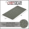 thumbnail image 5 of Chef Gear Marni Wellness Kitchen Mat 2pc Set, Gray, 17.5" x 48" and 17.5" x 28", 5 of 9